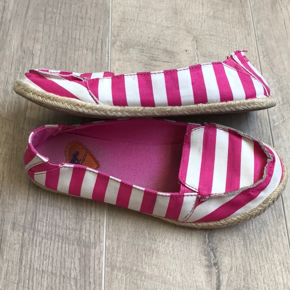 Rocket Dog Shoes Rocketdog 6 Pink White Striped Slip On Poshmark
